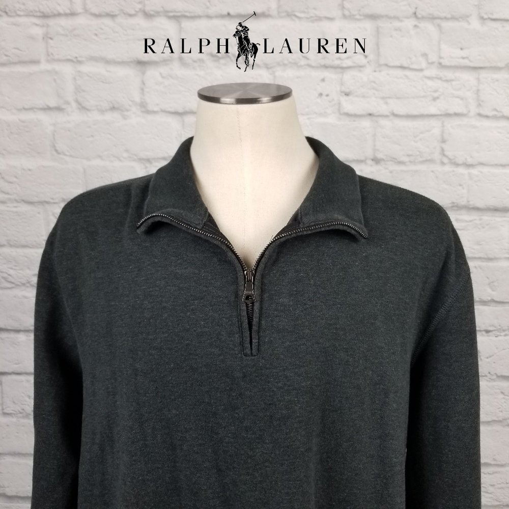 Ralph Lauren Polo 1/4 Zip Sweater Sz XL